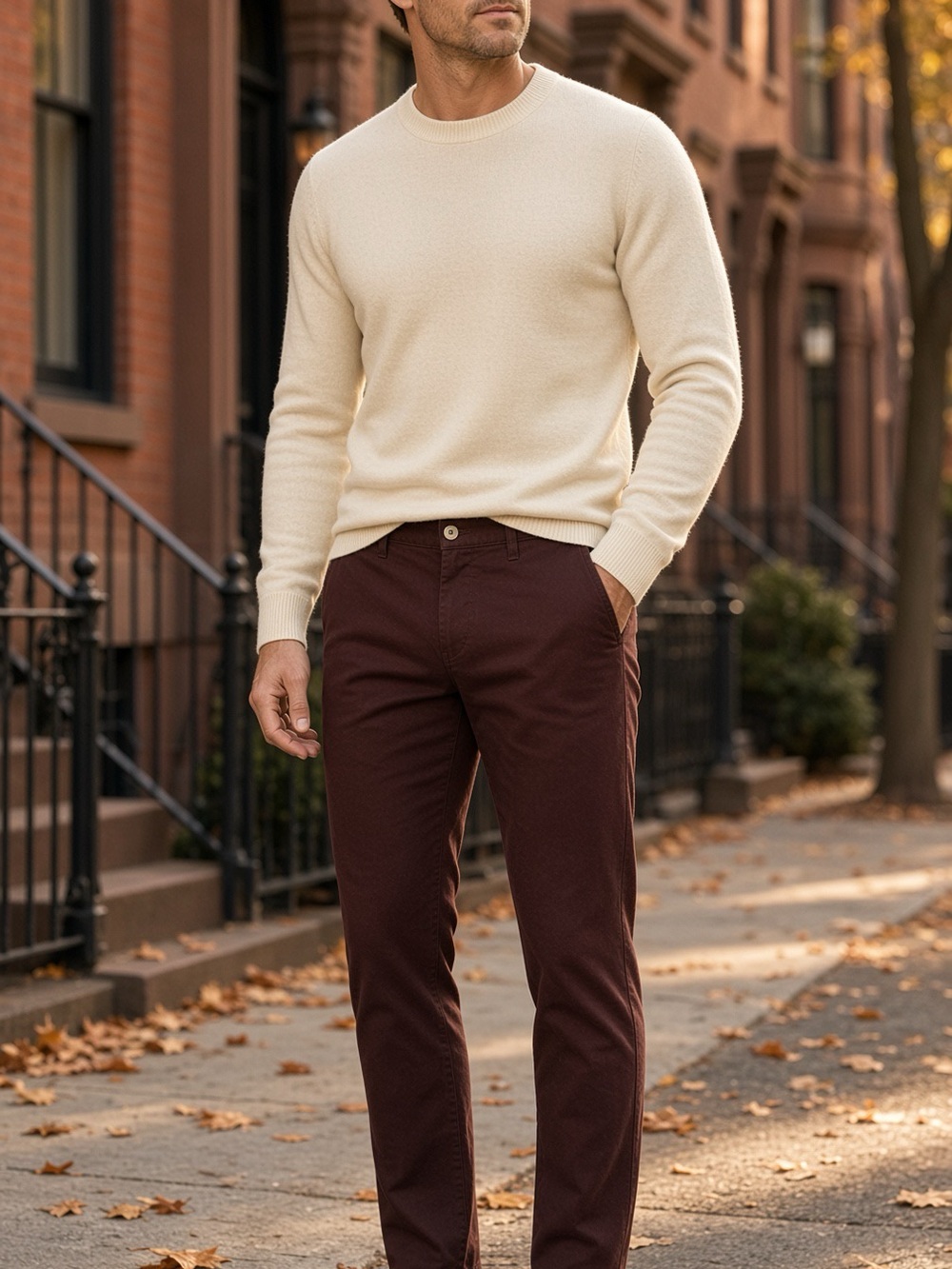 AG Adriano Goldschmied Men's Chinos Wanderer Bitter Chocolate 32x33 NWOT
